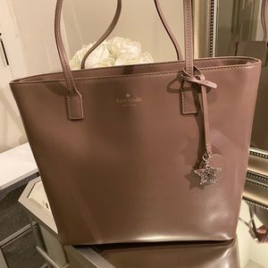 Kate Spade Mauve/Nude Leather-like Tote